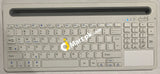 Battop B021 Ultra-Slim Wireless Bluetooth Keyboard With Multi-Touch Touchpad - White Imported From