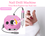 Nail Drill Machine Belle 30 000Rpm Electric Art File Salon Manicure Pedicure Kit - Imported From Uk