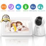 Bigasuo Wireless And Wi-Fi Video Baby Monitor Hd 720P 7 Inch Ips Touch Screen - Imported From Uk