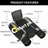 Binocular Camera 12X32 Zoom 2Lcd Hd 1080P Video Photo Recorder Telescope For Bird Watching Football