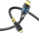 BlueRigger 15ft/4.5m High Speed Micro HDMI Type D to HDMI Type A Cable with Ethernet - Imported from UK