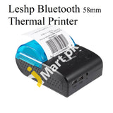 LESHP Bluetooth Printer 58mm High-Speed Wireless Receipt USB POS Thermal Printer - Imported from UK