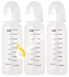 Boots Baby Standard Necked Feeding Bottle - 250Ml Set Of 3 Made In Thailand Imported From Uk