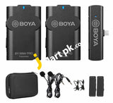 Boya By-Wm4 Pro-K6 2.4G Wireless Microphone System With Type-C Interface Receiver - Imported From Uk