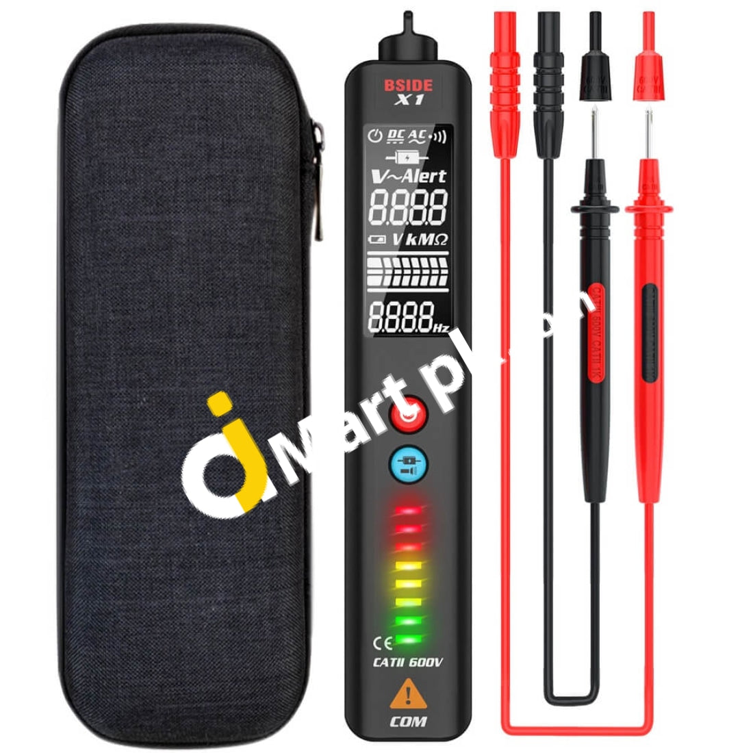 Bside Dual Mode Smart Non-Contact Ac Voltage Detector Ncv Electric Tester Pen With Sound Light Alarm