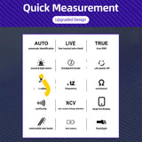 Bside Dual Mode Smart Non-Contact Ac Voltage Detector Ncv Electric Tester Pen With Sound Light Alarm