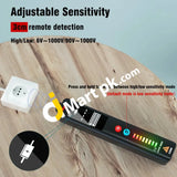 Bside Dual Mode Smart Non-Contact Ac Voltage Detector Ncv Electric Tester Pen With Sound Light Alarm