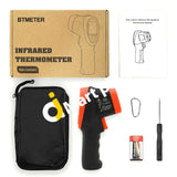 Btmeter Industrial Laser Thermometer Gun Non Contact Pyrometer 30:1 High Temperature Infrared