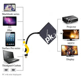 Cabledeconn Multi-Function Thunderbolt Mini Displayport To Hdmi Vga Dvi Cable Converter Adapter -