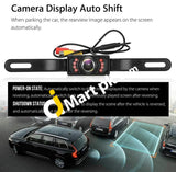 Car Rear View Camera License Plate Vehicle Backup With 7 Infrared Night Vision Waterproof High