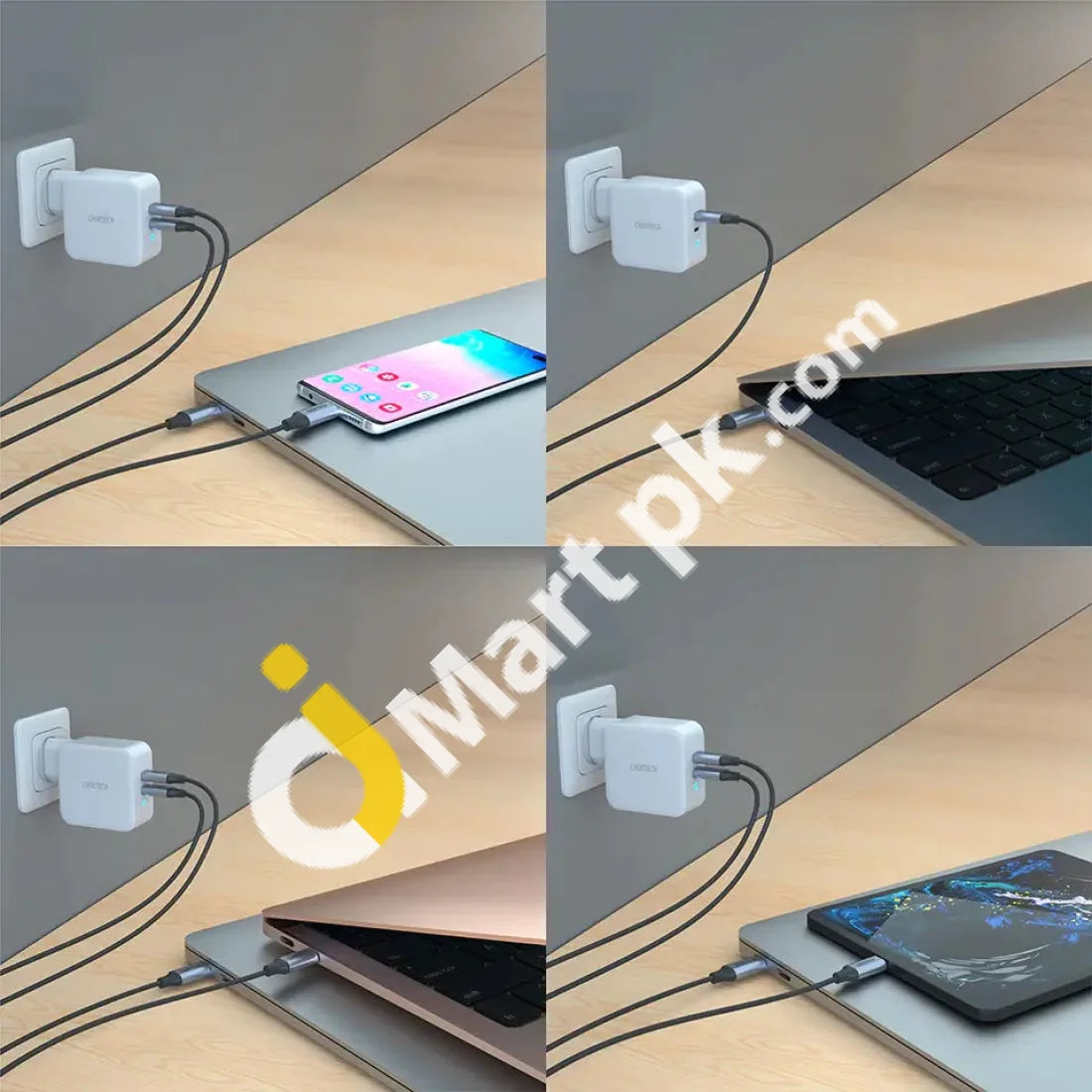 Choetech 100W Pd Gan Dual Port Usb-C Wall Charger - Imported From Uk