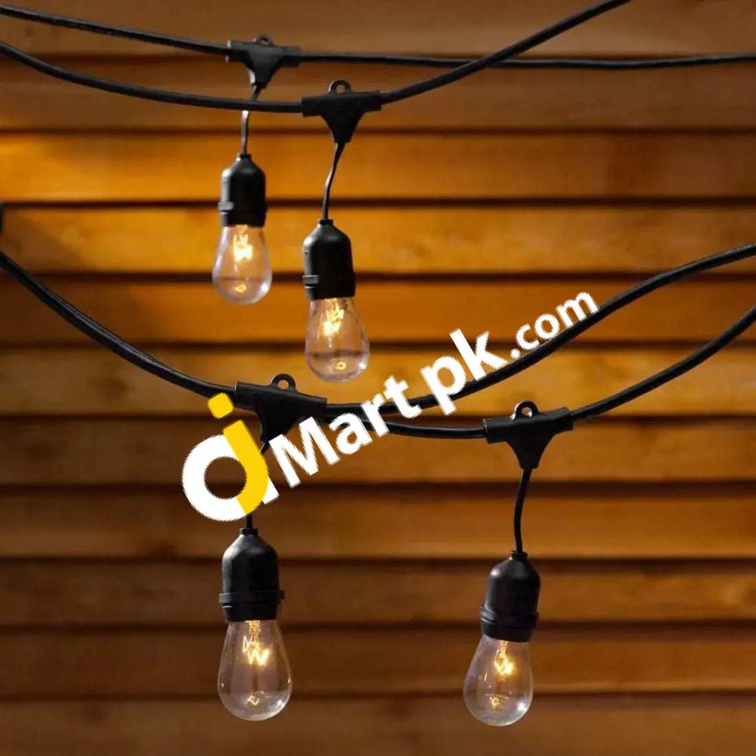 String Light Waterproof 9 Heads E27 40W Lamp For Garden Porches Pergola Outdoor Xmas Decor With Uk