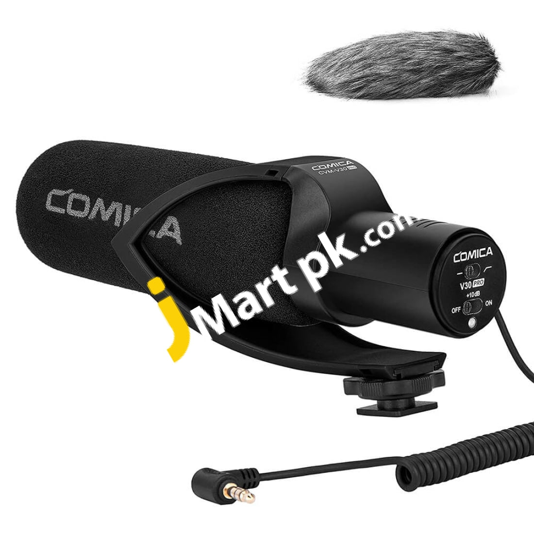 comica CVM-V30 PRO Camera Microphone Electric Super-Cardioid Directional  Condenser Shotgun Video Microphone for Canon Nikon Sony Panasonic DSLR  Camera