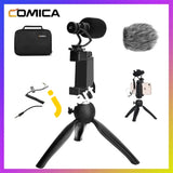 Comica Cvm-Vm10-K2 Multifunction Smartphone Mic With Tripod For Iphone And Android - Imported From