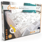 Conni Kids Bed Pad with Tuck-ins Absorbent & Waterproof 100 x 100cm - Imported from UK