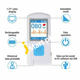 Contec Portable Ecg/Ekg Monitor Pc Software Electrocardiogram Cloud Bluetooth Heart Beat Rate Lcd -