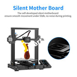 3D Printer Creality Ender 3 V2 Upgraded With Silent Motherboard Meanwell Power Supply Carborundum