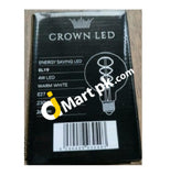 Crown Led Warm White Bulb E27 360Lm 2200K El20 Antique Filament Lighting In Retro Vintage Industrial