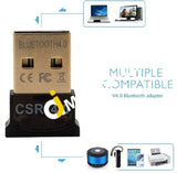 Bluetooth Csr 4.0 Dongle Usb Adapter Plug & Play - Imported From Uk