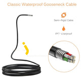 Dbpower Professional Digital Endoscope 3.5 Color Lcd Usb Borescope Inspection Video Camera 3M 8.2Mm