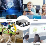 Deeplee Video Projector 3500 Lumens Lcd 1080P Full-Hd Led Portable Multimedia Home Theater