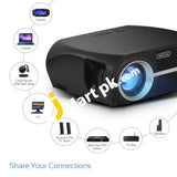 Deeplee Video Projector 3500 Lumens 1080P Fhd Led Portable Multimedia Home Theater Projectors For