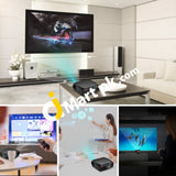 Deeplee Video Projector 3500 Lumens 1080P Fhd Led Portable Multimedia Home Theater Projectors For