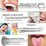 Dental Oral Care Kit Professional Smile Dent Pro Tools Stainless Steel Teeth 8Pcs - Imported From Uk