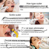 Dental Oral Care Kit Professional Smile Dent Pro Tools Stainless Steel Teeth 8Pcs - Imported From Uk