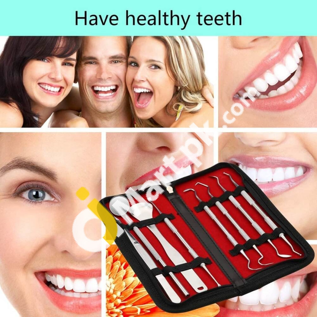 Dental Tools Smile Dent Pro Kit, Stainless Steel Dental Scaler