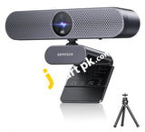 Depstech Dw50 4K Webcam Autofocus 8Mp Sony Sensor Web Camera Noise-Canceling Low-Light Correction