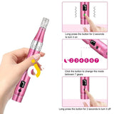 Derma Pen Tbphp M1 (Upgraded) Wireless Micro-Needling With Lcd Screen 12X Cartridges For Skin Care