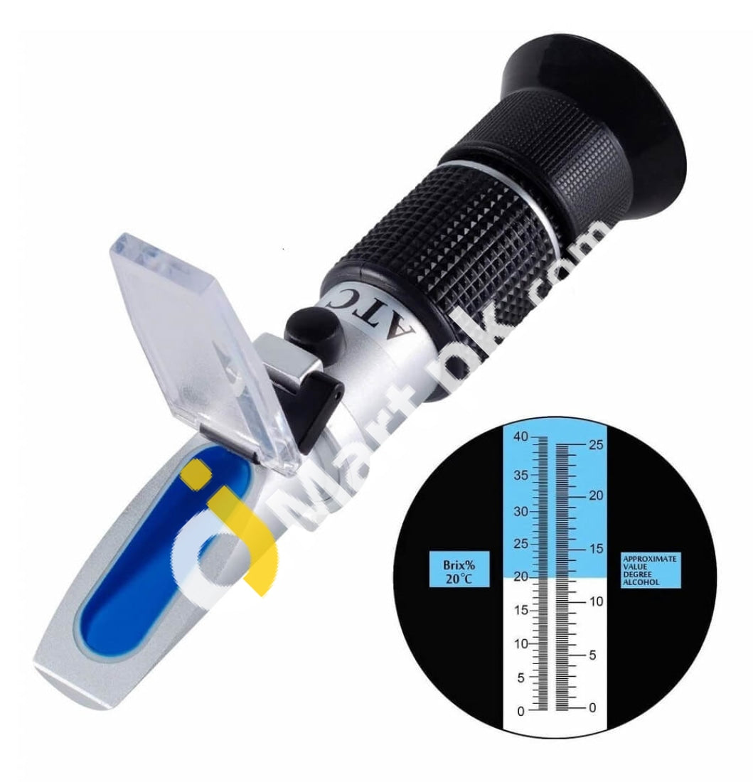Dual Scale Brix Refractometer with ATC - Imported from UK – AJMartpk.com