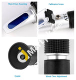 Dual Scale Brix Refractometer With Atc - Imported From Uk
