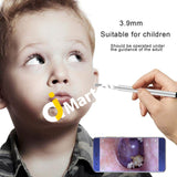 Ear Cleaning Endoscope With Mini Hd Visual Camera 3.9Mm 3-In-1 Usb Removal Tool - Imported From Uk