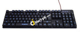 EasyAcc Wired Gaming Keyboard with 3-Color LED Backlighting - Imported from UK