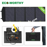 ECO-WORTHY 120W Folding Solar Panel with 20A Charge Controller to Charge 12V Battery- Imported from UK