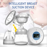 Electric Dual Breast Pump With Silicone Massage Cushion & 9 Modes - Imported From Uk