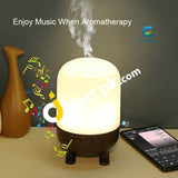 Emoi 200Ml Cool Mist Humidifier Bluetooth Speaker Lamp Essential Oil Aroma Diffuser With 7-Color Led