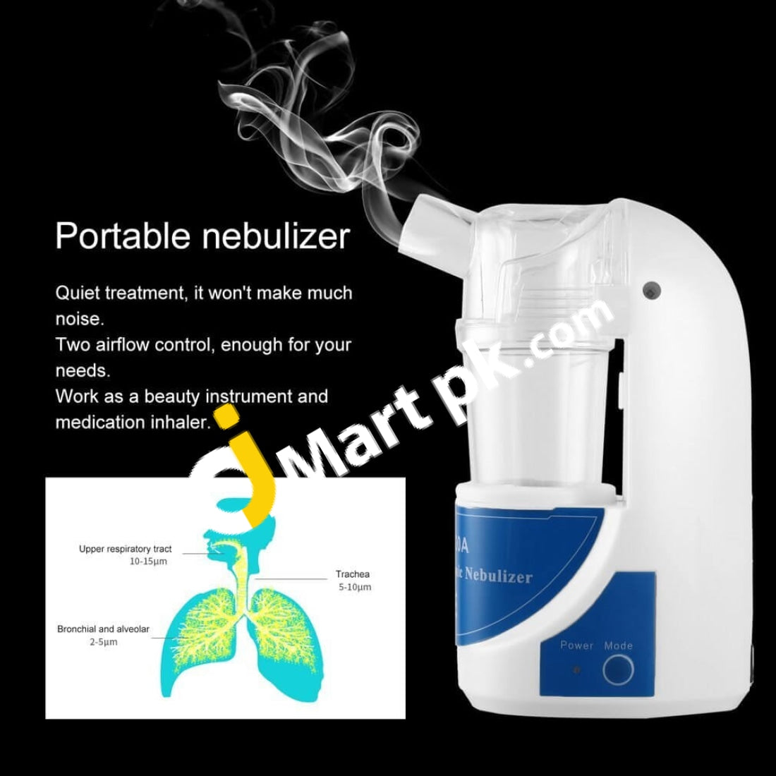 Engsilag Ultrasonic Nebulizer Portable Rechargeable Aromatherapy Inhaler - Imported From Uk