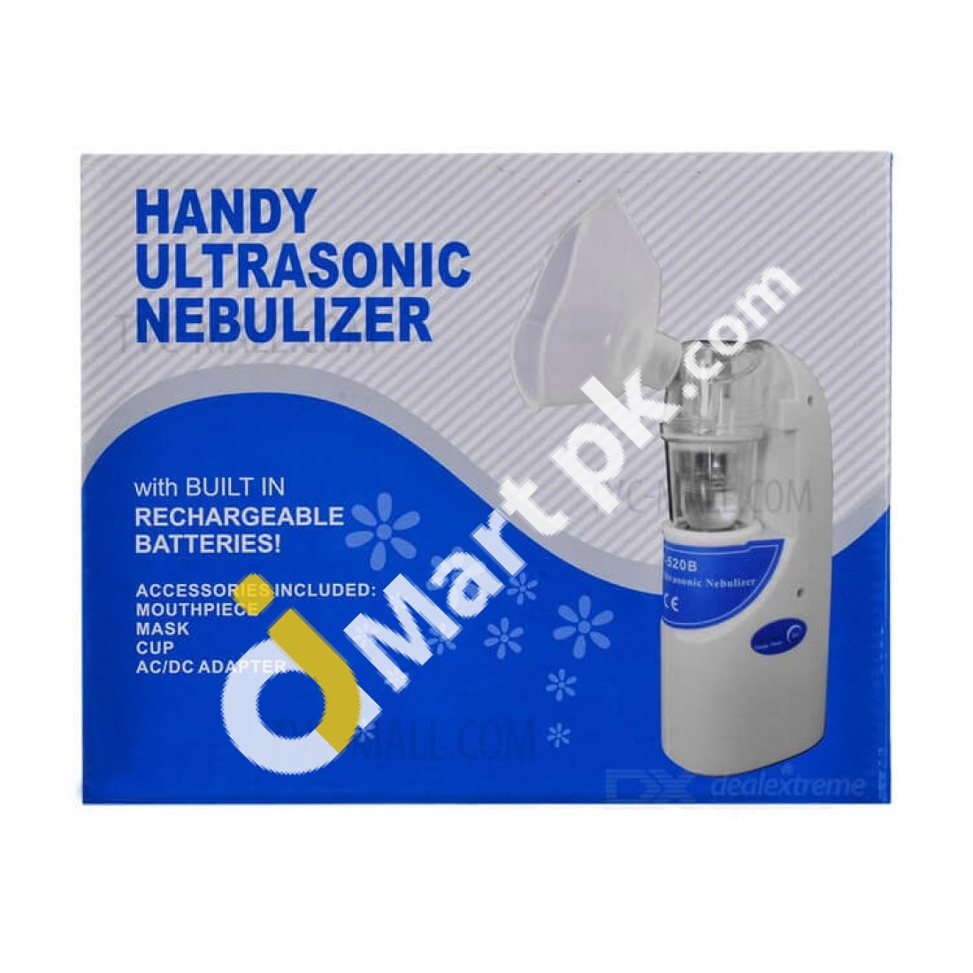 Ultrasonic Nebulizer Portable Handheld Rechargeable For Adults & Children - Imported From Uk