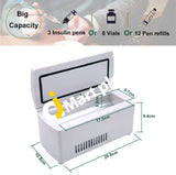 Medicine Refrigerator & Insulin Cooler Box For Car Travel Home Mini Fridge - Imported From Uk