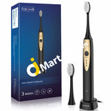 Fairywill Fw-2081 Sonic Rechargeable Electric Toothbrush Waterproof With 2 Replacement Heads