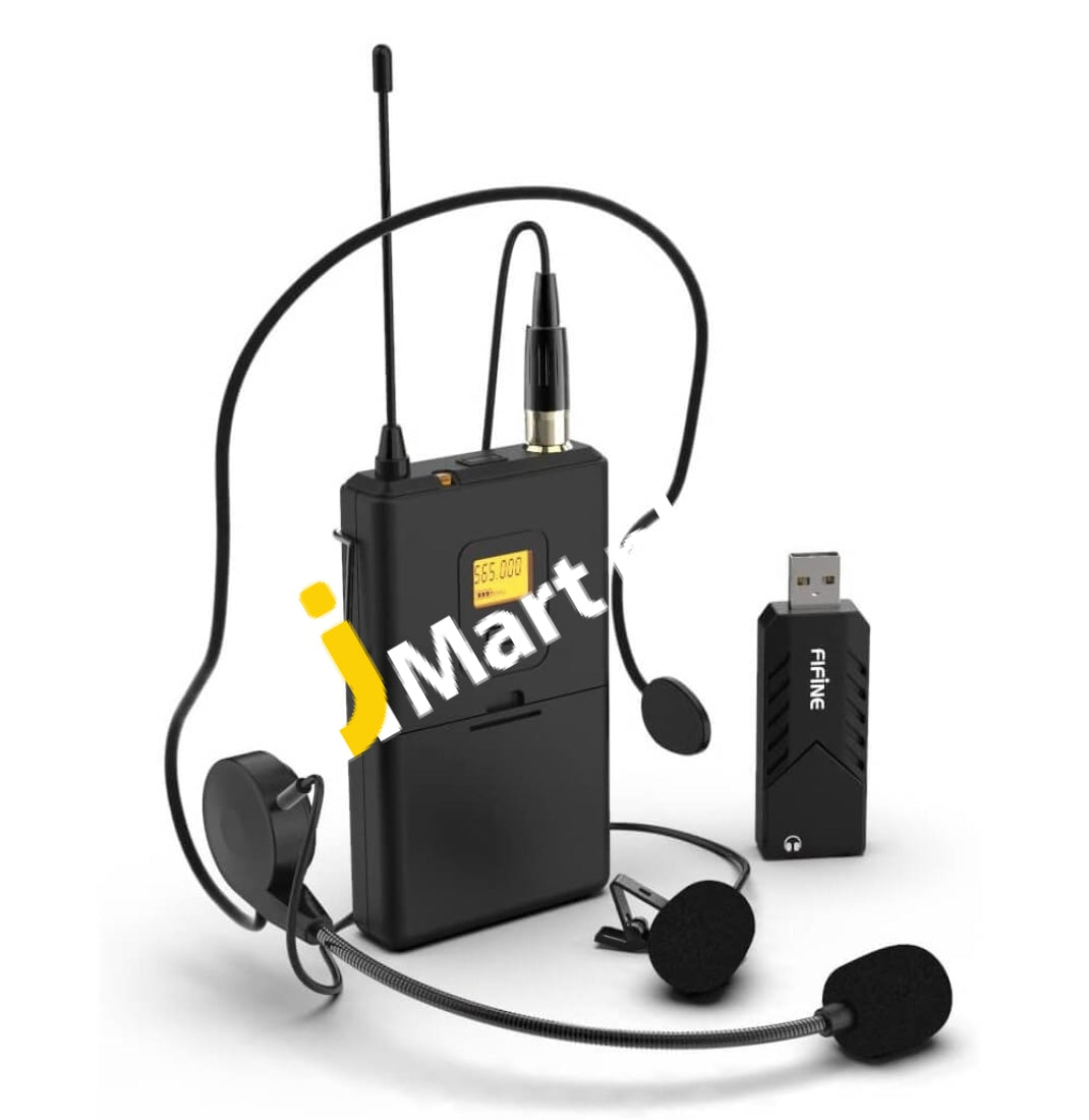 FIFINE K053 Computer USB Lapel Microphone for Skype Calls