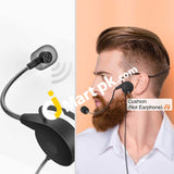 Fifine Usb Uhf Wireless Microphone System With Receiver Transmitter Headset & Clip Lavalier Lapel