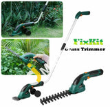 Fixkit 2-In-1 7.2V Rechargeable Grass Shear & Hedge Trimmer Imported From Uk