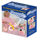 Fleece Blanket With Sleeves & Pocket By Snuggie - Imported From Uk