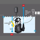 Fluentpower Electric Submersible Pump 400W 230V 7000L/H - Imported From Uk