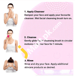 Forever Lina Mini 2 Silicone Ultrasonic Facial Cleanser Brush Remove Makeup - Imported From Uk