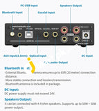 Fosi Audio Da2120A Bluetooth 5.0 Dac Hi-Fi Stereo Receiver Amplifier Support Aptx 2.1 Ch Integrated